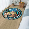 Dragon Ball Gogeta Round Rug Custom Circle Carpet