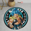 Dragon Ball Gogeta Round Rug Custom Circle Carpet