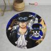 One Piece Manga Sabo Round Rug Custom Circle Carpet