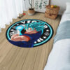 Dragon Ball Vegito Round Rug Custom Circle Carpet