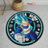 Dragon Ball Vegeta Blue Round Rug Custom Circle Carpet