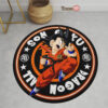 Dragon Ball Goku Kid Round Rug Custom Circle Carpet