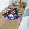 One Piece Manga Dracule Mihawk Round Rug Custom Circle Carpet