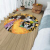 One Piece Manga Brook Round Rug Custom Circle Carpet