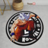 Dragon Ball Goku Ultra Instinct Round Rug Custom Circle Carpet