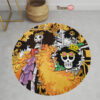 One Piece Manga Brook Round Rug Custom Circle Carpet