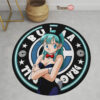 Dragon Ball Bulma Round Rug Custom Circle Carpet