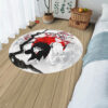 Cherry Blossom Kiba Inuzuka Round Rug Custom Circle Carpet