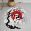 Cherry Blossom Uzumaki Round Rug Custom Circle Carpet