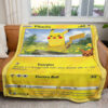 Halloween Trick or Trade Pikachu Custom Pokemon Blanket