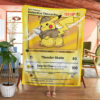 Detective Thiccachu Custom Pokemon Blanket