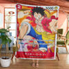 Anime OP Luffy Card Custom Pokemon Blanket