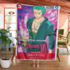 Anime OP Zoro Card Custom Pokemon Blanket