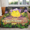 Painted Pikachu Custom 2-Side Printed Thicken Pokemon Blanket