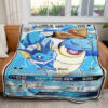 Blastoise and Vaporeon Custom Pokemon Blanket