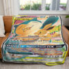 Eevee & Snorlax GX Sun & Moon Promos Custom Pokemon Blanket