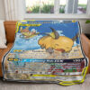 Raichu & Alolan Raichu GX Unified Minds Custom Pokemon Blanket