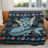 Pokemon Christmas Vaporeon Custom Pokemon Blanket