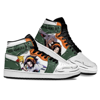 Shaman King Asakura Yoh Shoes Custom For Anime Fans