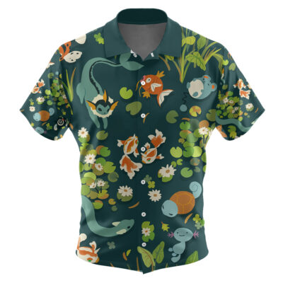 Grass Water Type Pokemon Hawaiian Shirt