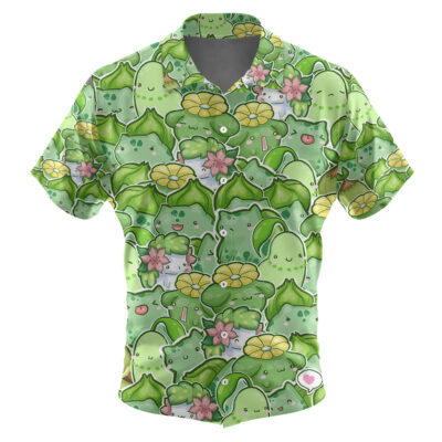 Pokemon Grass Type Tropical Pokemon Hawaiian Shirt