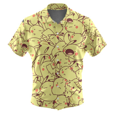 Pikachu Cute Pattern Pokemon Hawaiian Shirt