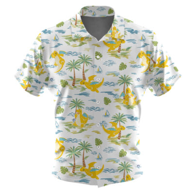 Dragonite Pattern Pokemon Hawaiian Shirt