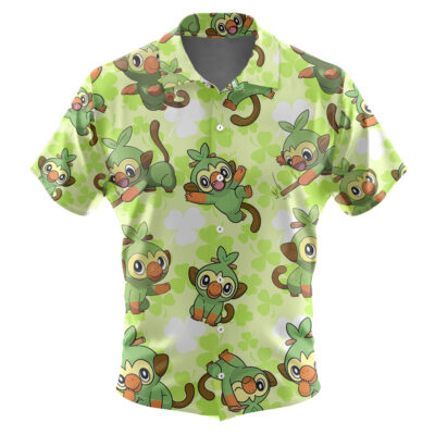 Grookey Pokemon Hawaiian Shirt