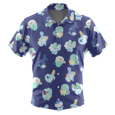 Water Type Pattern Cute Pokemon Hawaiian Shirt