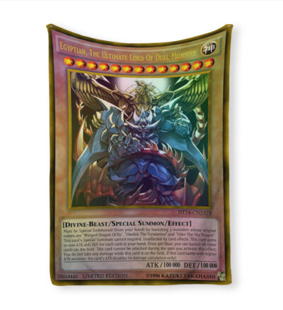 Egyptian The Ultimate Lord Of Duel Monster Yu-Gi-Oh! Blanket Anime Blanket