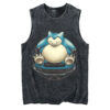 Gamer Snorlax Pokemon Tank Top, Anime Tank Top