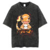 Fire Evolution Painting Charmander Pokemon T-shirt