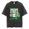 Grass Evolution Painting Bulbasaur Pokemon T-shirt