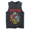 Starter Bulbasaur, Charmander, Squirtle, and Pikachu Pokemon Tank Top, Anime Tank Top