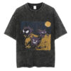 Spectral Night Gastly, Haunter, and Gengar Pokemon T-shirt