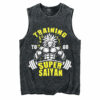 Training To go Super Saiyan Dragon Ball Z Tank Top, Anime Tank Top