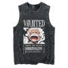 Luffy Wanted One Piece Tank Top, Anime Tank Top