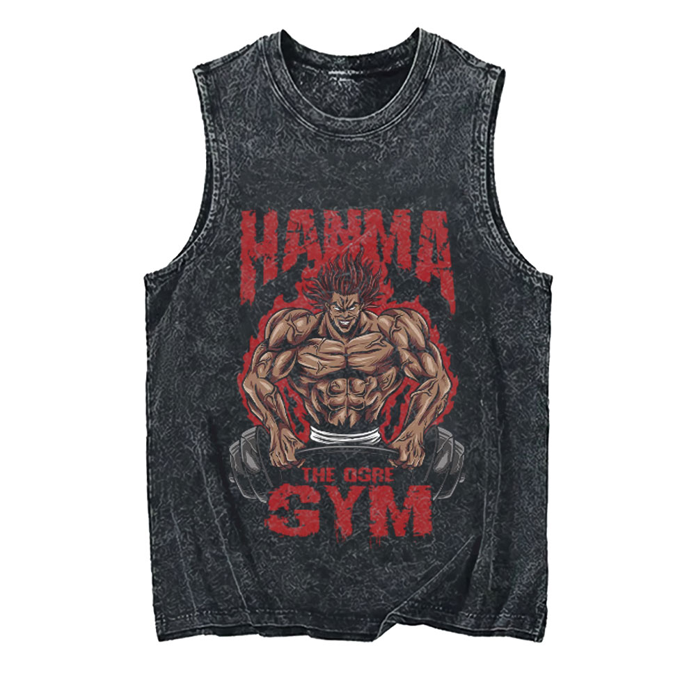 Hanma The Orge Baki Tank Top, Anime Tank Top