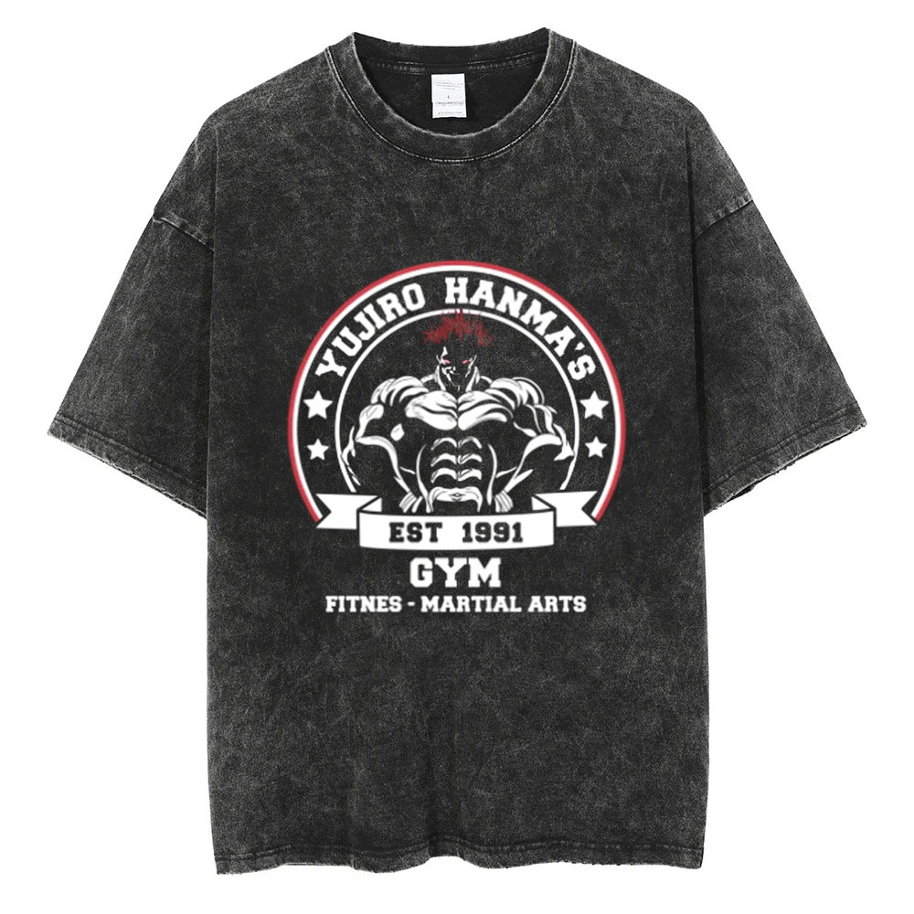 Yujiro Hanma’s GYM Baki T-shirt, Anime T-shirt