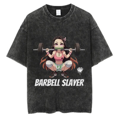 Barbell Slayer Gym Demon Slayer T-shirt, Anime T-shirt