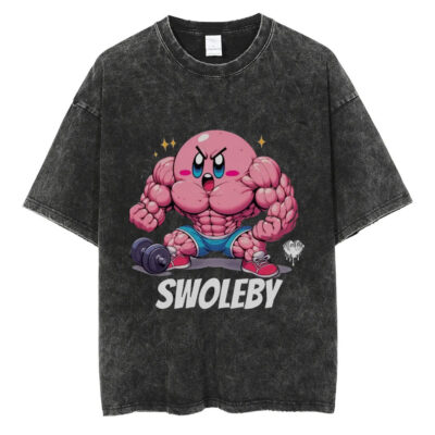 Swoleby Gym Pokemon T-shirt, Anime T-shirt