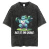 Ass To The Grass Gym Pokemon T-shirt, Anime T-shirt