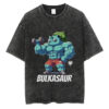 Bulkasaur Gym Pokemon T-shirt, Anime T-shirt