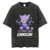 Gainzgar Gym Pokemon T-shirt, Anime T-shirt