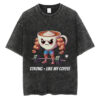 Strong – Like My Coffee Gym T-shirt, Anime T-shirt