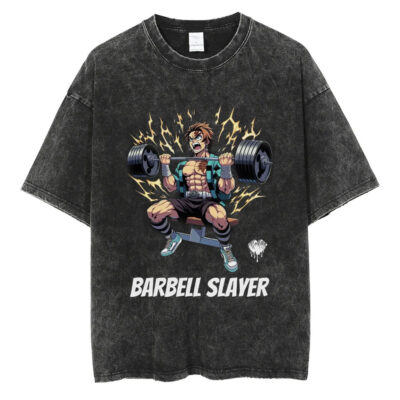 Barbell Slayer Gym Demon Slayer T-shirt, Anime T-shirt