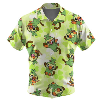 Grookey Pokemon Hawaiian Shirt