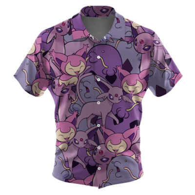 Purple Pokemon Pokemon Hawaiian Shirt