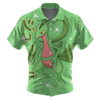 Grovyle Pokemon Hawaiian Shirt
