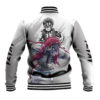 Akaza Anime Varsity Jacket Demon Slayer